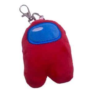 Among Us Red Crewmate Plush, Video Game Stuffed Animal Toy, Gamer Gift Idea